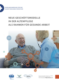 Titelbild Handlungshilfe Neue Geschäftsmodelle Pflege DAA Westfalen